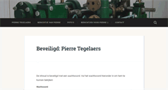 Desktop Screenshot of pietertegelaers.com